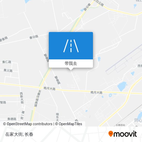 岳家大街地图