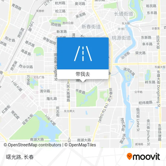 曙光路地图