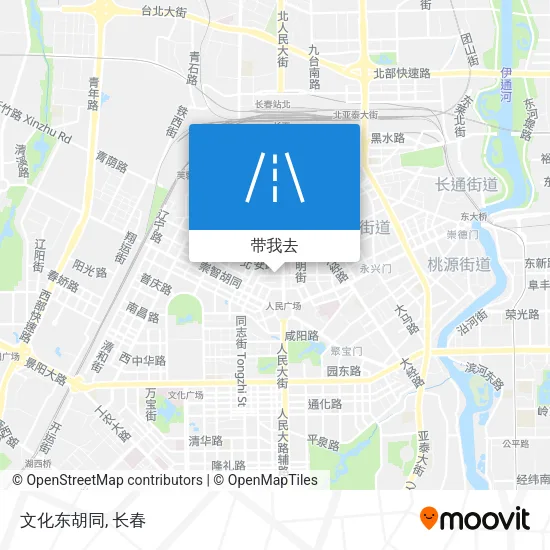 文化东胡同地图