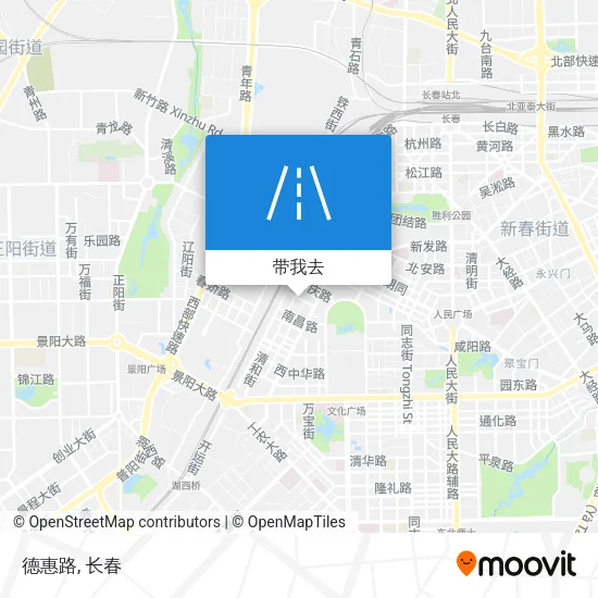 德惠路地图
