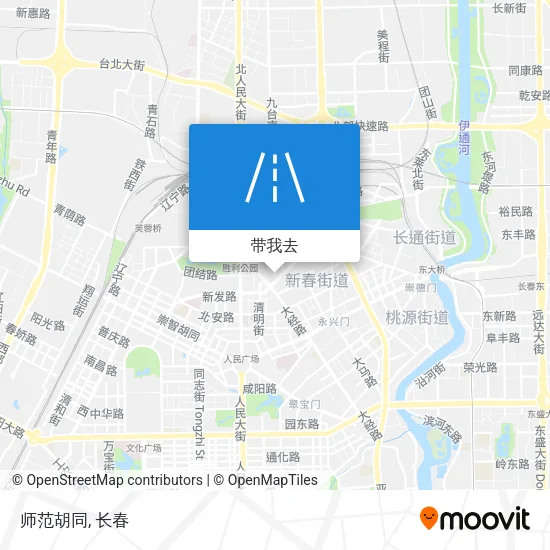 师范胡同地图