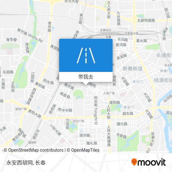 永安西胡同地图