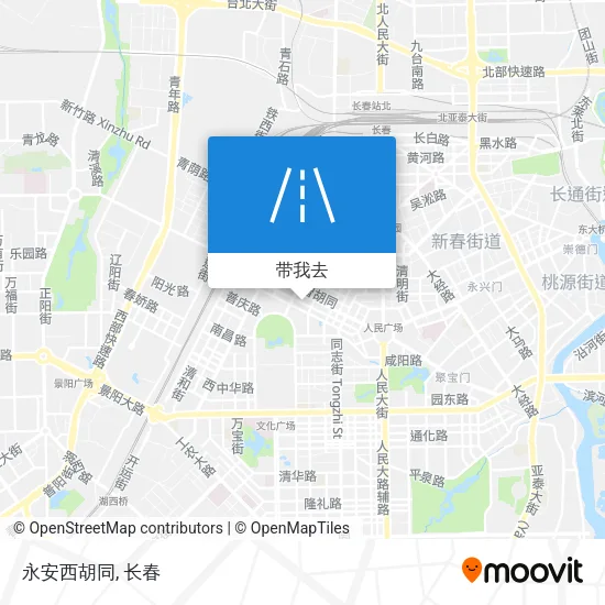 永安西胡同地图