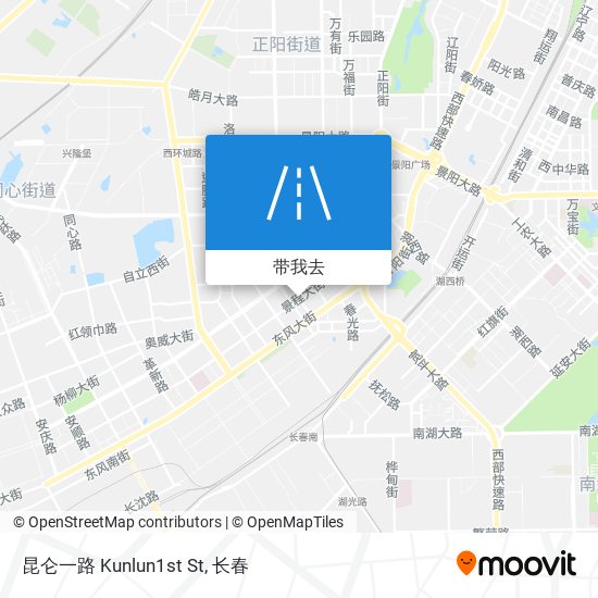 昆仑一路 Kunlun1st St地图