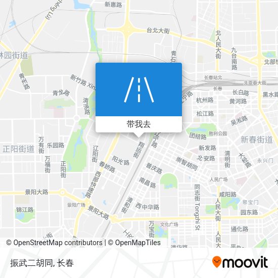 振武二胡同地图