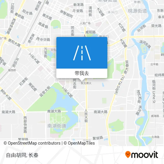 自由胡同地图