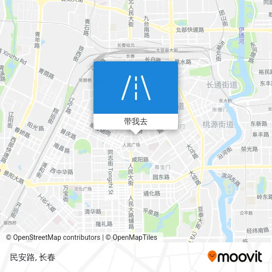 民安路地图
