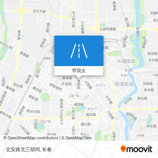 北安路北三胡同地图
