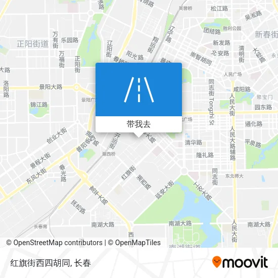 红旗街西四胡同地图