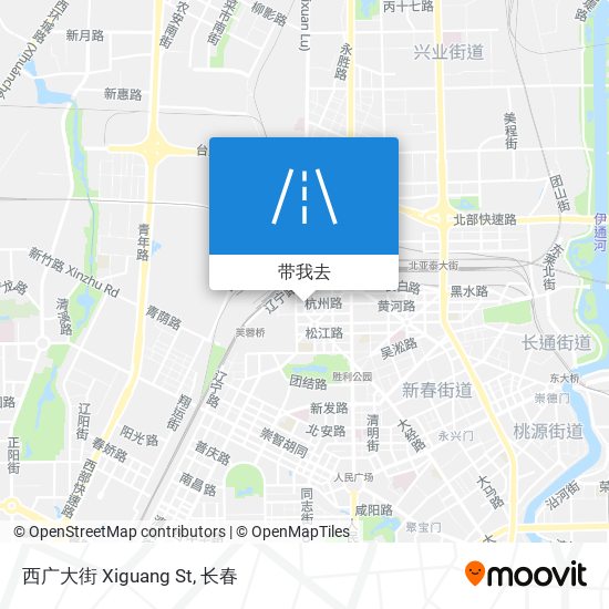 西广大街 Xiguang St地图