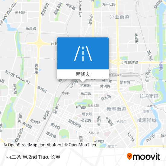 西二条 W.2nd Tiao地图