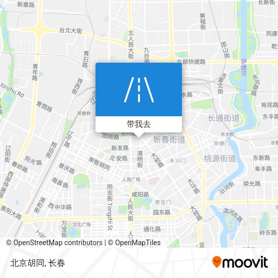 北京胡同地图