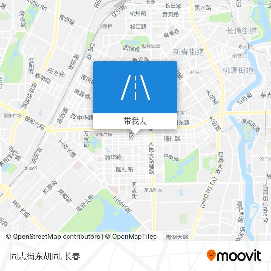 同志街东胡同地图