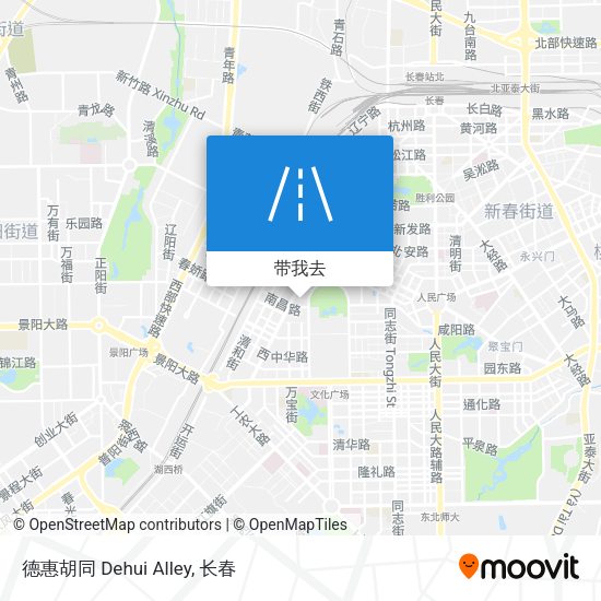 德惠胡同 Dehui Alley地图