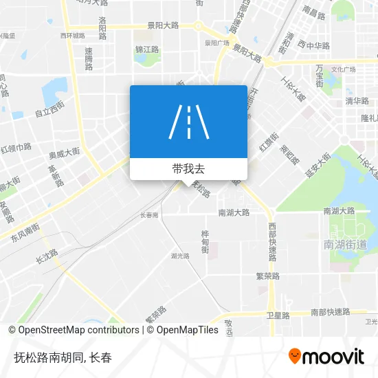 抚松路南胡同地图