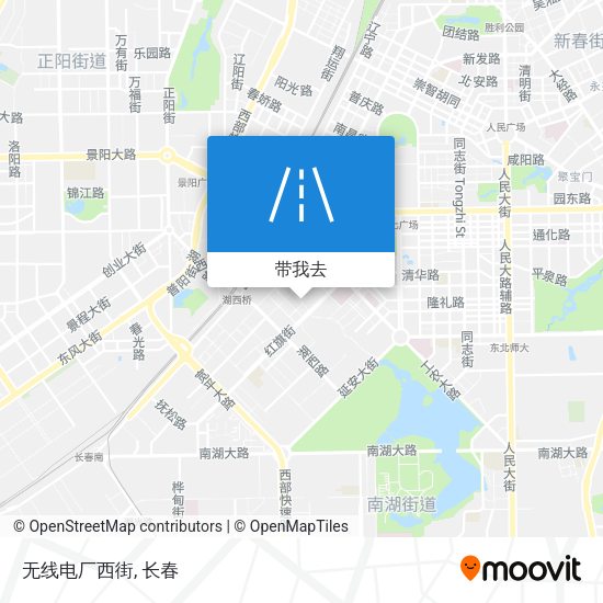 无线电厂西街地图