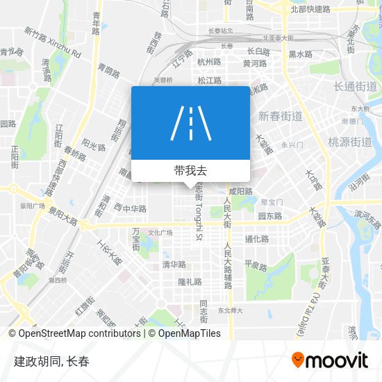 建政胡同地图