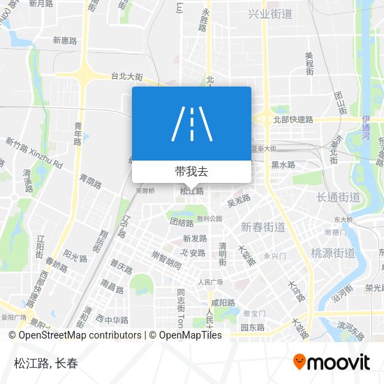 松江路地图