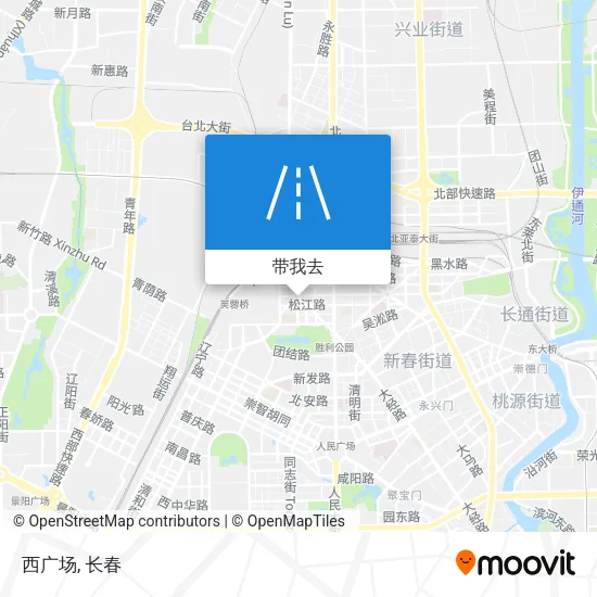 西广场地图