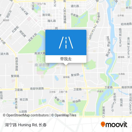 湖宁路 Huning Rd地图