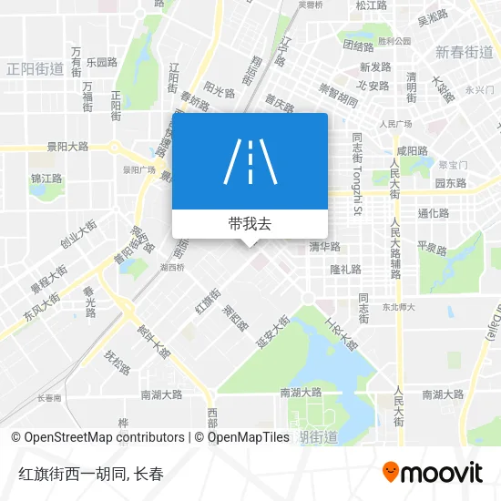 红旗街西一胡同地图