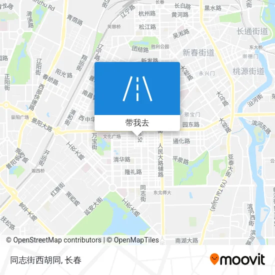 同志街西胡同地图