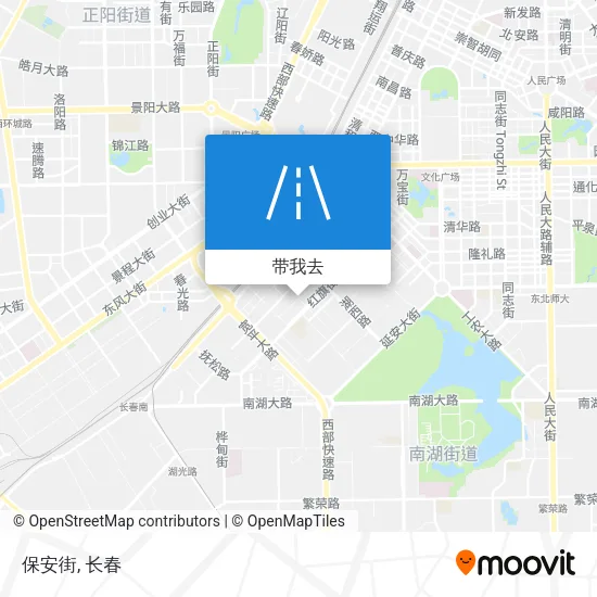 保安街地图