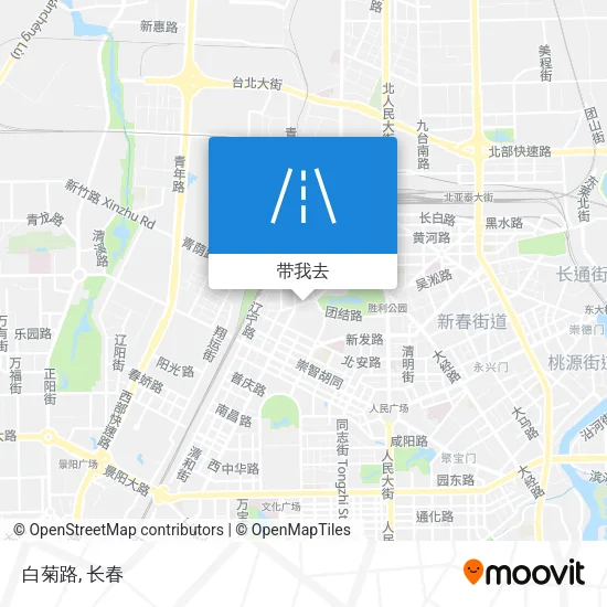 白菊路地图