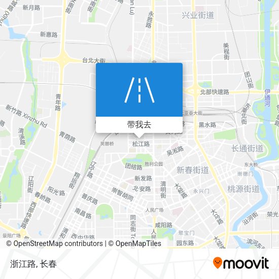 浙江路地图