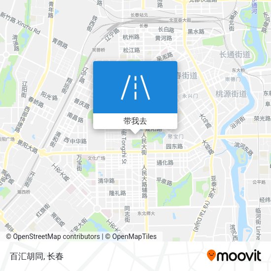 百汇胡同地图