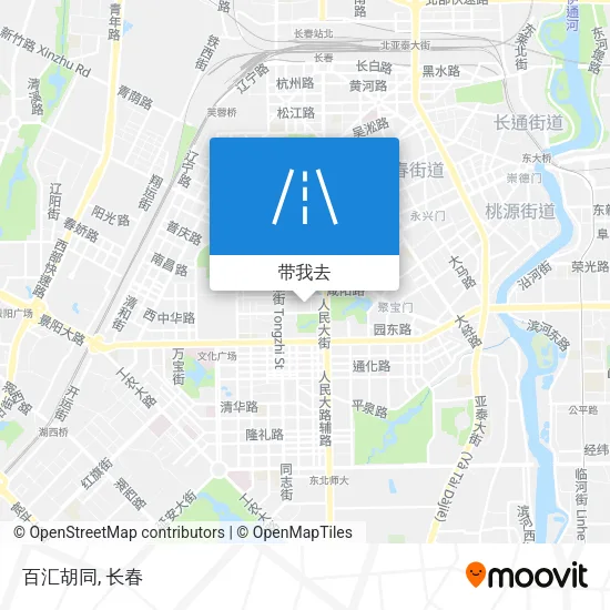 百汇胡同地图
