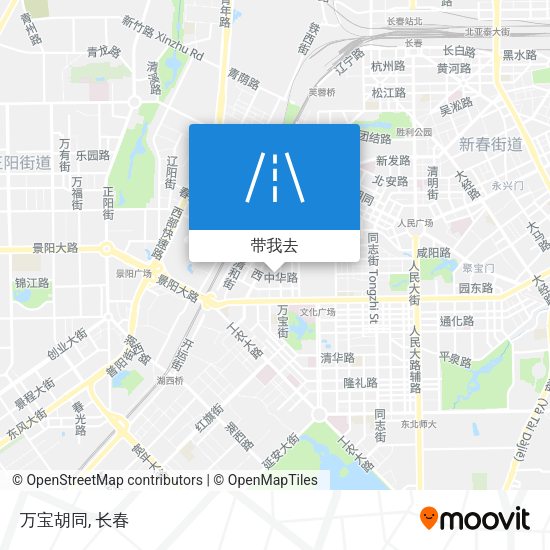 万宝胡同地图