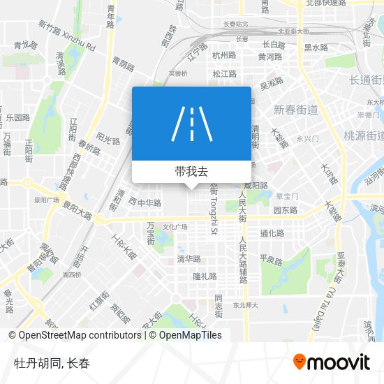 牡丹胡同地图