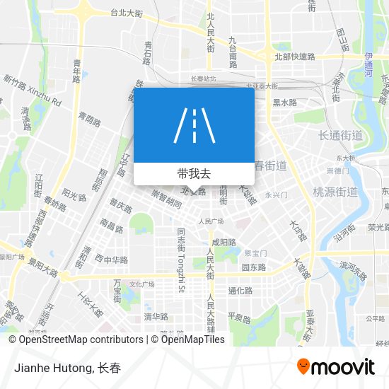 Jianhe Hutong地图