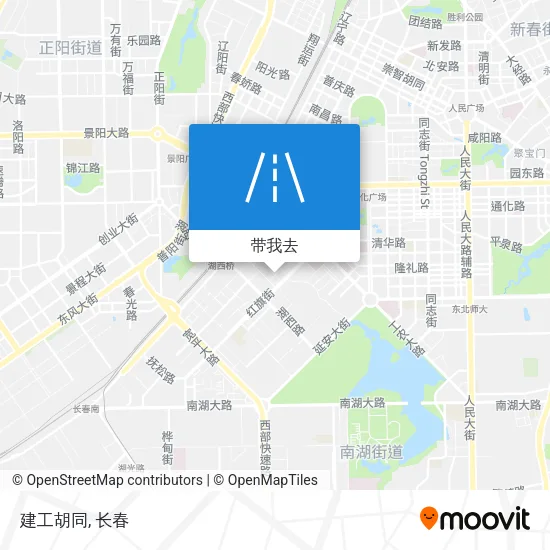 建工胡同地图