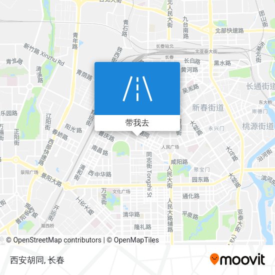 西安胡同地图