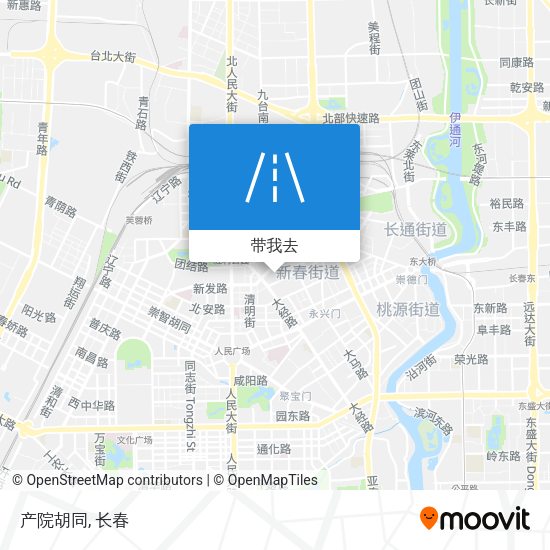 产院胡同地图