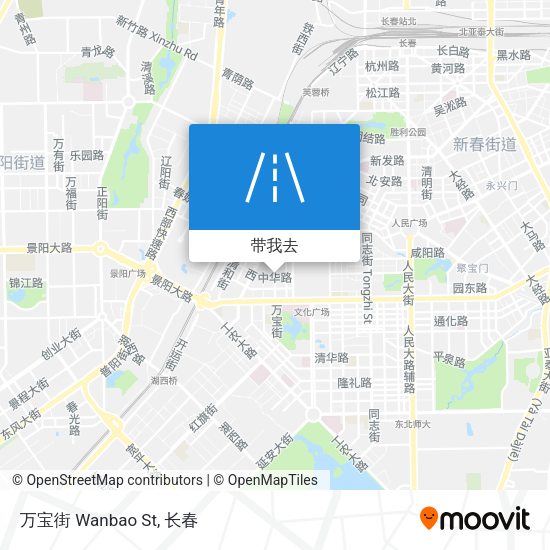 万宝街 Wanbao St地图