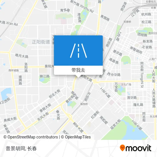 普景胡同地图