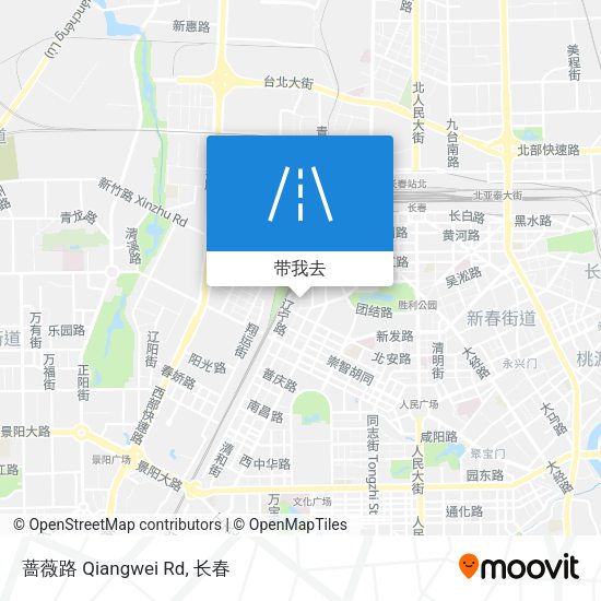 蔷薇路 Qiangwei Rd地图