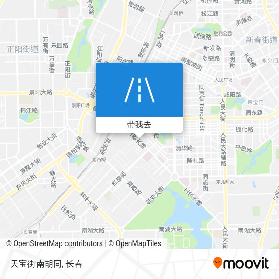 天宝街南胡同地图