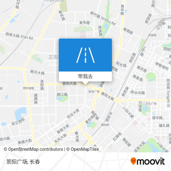 景阳广场地图
