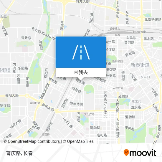 普庆路地图