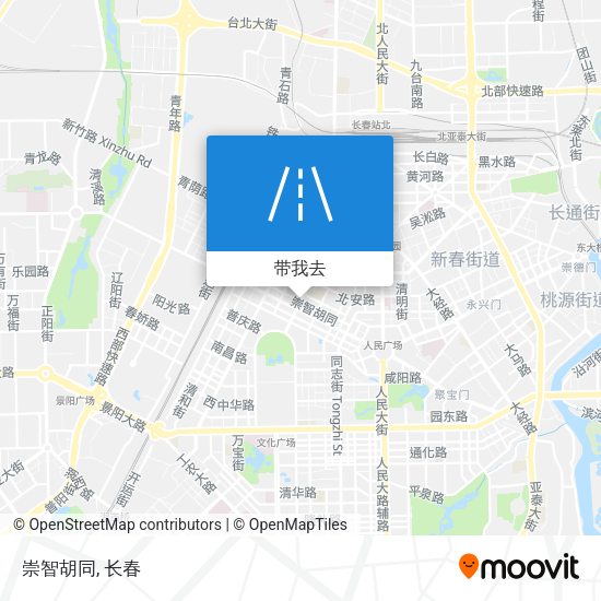 崇智胡同地图