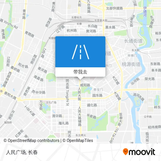 人民广场地图