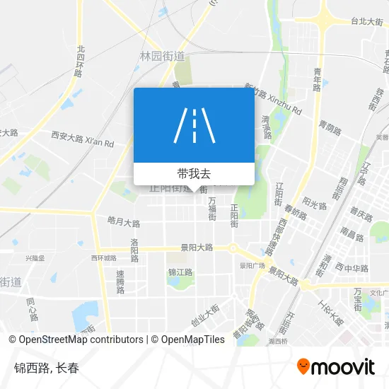 锦西路地图