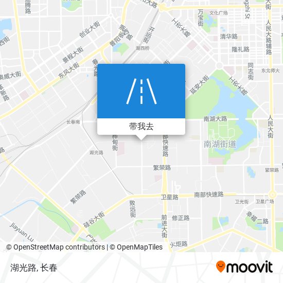 湖光路地图