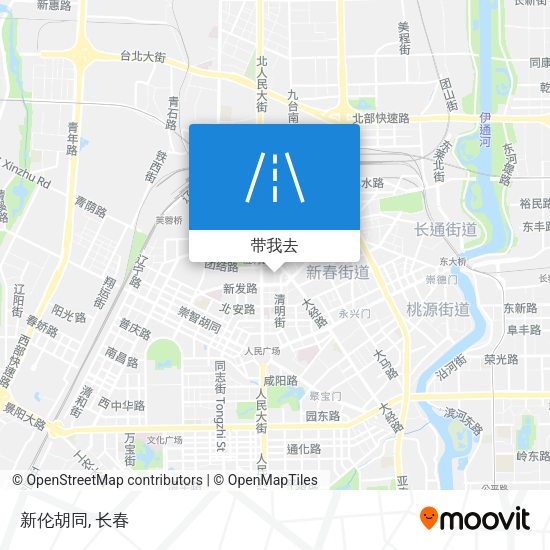 新伦胡同地图