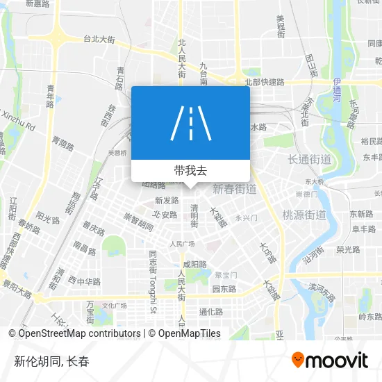 新伦胡同地图