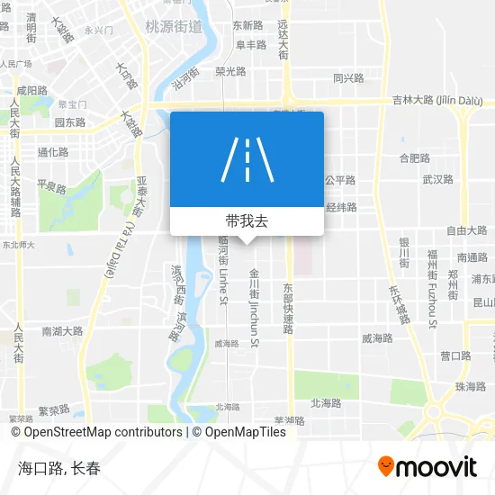 海口路地图